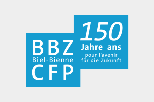 Berufsbildungszentrum BBZ Biel Logo 150 Jahre